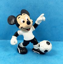 Mickey et ses amis - Figurine PVC Bully - Mickey Footballeur (T-Shirt Blanc)