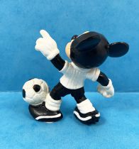 Mickey et ses amis - Figurine PVC Bully - Mickey Footballeur (T-Shirt Blanc)