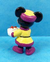 Mickey et ses amis - Figurine PVC Bully - Minnie et le Cadeau de Noël