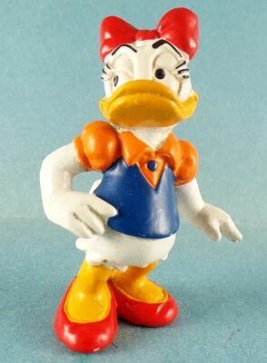 Mickey et ses amis - Figurine Pvc Bully 1977 - Daisy 