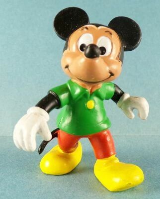 Mickey et ses amis - Figurine Pvc Bully 1977 - Mickey