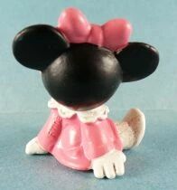 Mickey et ses amis - Figurine Pvc Bully 1985 - B&eacute;b&eacute; Minnie avec T&eacute;tine