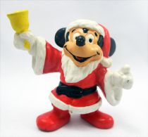 Mickey et ses amis - Figurine PVC Bully 1985 - Mickey Père Noël