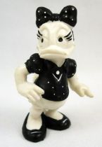 Mickey et ses amis - Figurine PVC Bully 1985 - Daisy (noir & blanc)