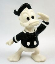 Mickey et ses amis - Figurine PVC Bully 1986 - Donald (noir & blanc)