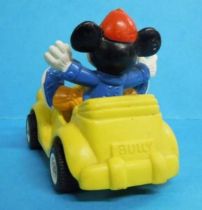 Mickey et ses amis - Figurine PVC Bully 1986 - Mickey en voiture