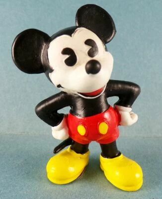 Mickey et ses amis - Figurine Pvc Bully 1990 - Mickey \'\'classic\'\'