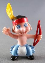 Mickey et ses amis - Figurine PVC Heimo - Hiawatha le Petit Indien Pantalon Bleu Arc Rouge