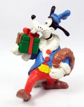 Mickey et ses amis - Figurine PVC M+B Maia Borges 1982 - Dingo à Noël