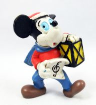 Mickey et ses amis - Figurine PVC M+B Maia Borges 1983 - Mickey à Noël