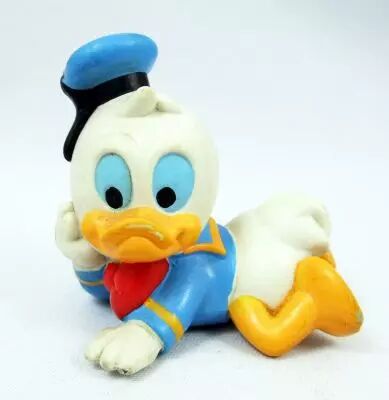 Mickey et ses amis - Figurine PVC M+B Maia Borges 1985 - Disney Babies B�b� Donald