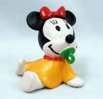 Mickey et ses amis - Figurine PVC M+B Maia Borges 1985 - Disney Babies Bébé Minnie