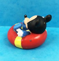 Mickey et ses amis - Figurine Vinyl Disney - Bébé Mickey sur bouée