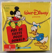 Mickey et ses amis - Film Super 8 Couleur 15m Disney - Pas de Sieste pour Donald