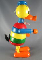 Mickey et ses amis - Jouet en bois 60\'s West Germany - Donald Duck