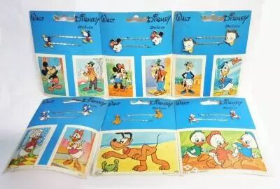 Mickey et ses amis - Lot de 6 ensembles barrettes � cheveux - Delcia 