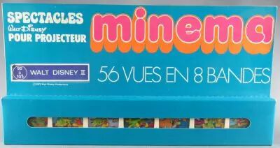 Mickey et ses amis - Meccano France - Minema Walt Disney S�rie II 8 Bandes 56 Vues Fixes Couleur Neuf Boite