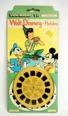 Mickey et ses amis - Pochette de 3 View-Master 3-D - Les H�ros de Walt Disney (Helden)
