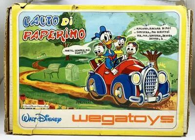Mickey et ses amis - V�hicule � Piles Wegatoys - La Voiture de Donald (L\'Auto di Paperino)