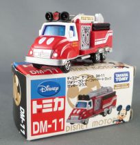 Mickey et ses amis - Véhicule Die-cast Takara Tomy DM-11 - Le Camion Pompier de Mickey Disney Motors