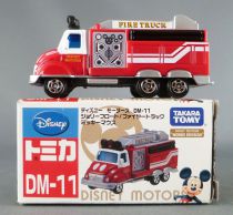 Mickey et ses amis - Véhicule Die-cast Takara Tomy DM-11 - Le Camion Pompier de Mickey Disney Motors
