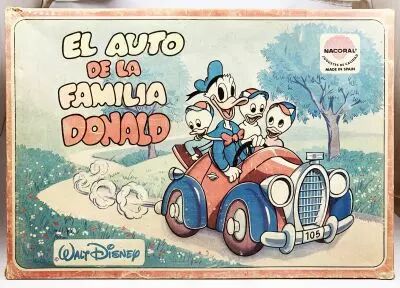Mickey et ses amis - V�hicule en Plastique Nacoral - La Voiture de la famille Donald (El Auto de la familia Donald)