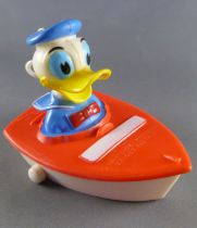 Mickey et ses amis - Véhicule Plastique Tricky Rider Kohner N° 298 - Donald en bateau Neuf Boite