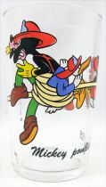 Mickey et ses Amis - Verre à moutarde Amora - 1935 Mickey Pompier
