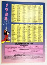 Mickey Magazine - 1988 Calendar
