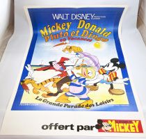Mickey Magazine (1984) - Giant Poster: Sleeping Beauty / Mickey, Donald, Pluto & Goofy in Holliday