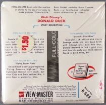 Mickey Mouse - Set of 3 Discs Gaf View-Master 3-D Donald Duck Ref. B 525 Mint Sealed