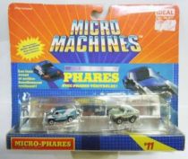 Micro Machines - Galoob - 1990 #11Micro Lights (MB 450 SL & Ford Van)