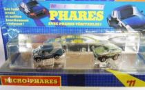 Micro Machines - Galoob - 1990 Set #11 Micro-Phares (MB 450 SL & Van Ford)