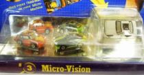 Micro Machines - Galoob - 1990 Set #3 Micro-Vision (MR-2 T-Bird Super Coupé & Porsche 959)