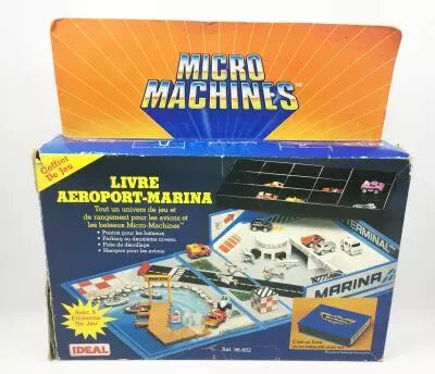 Micro-Machines - Galoob Ideal - 1987 Livre A�roport-Marina (Ref. 96-602) occasion en boite