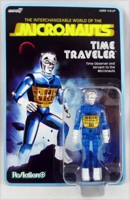 Micronauts - Super7 ReAction+ Figure - Time Traveler \ blue\ 