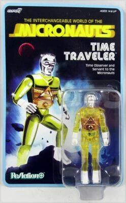 Micronauts - Super7 ReAction+ Figure - Time Traveler \ yellow\ 