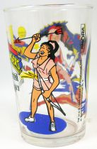 Might Morphin Power Rangers - Amora drinking glass \ Pink Ranger Kimberly\ 