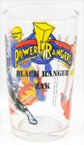 Mighty Morphin Power Rangers - Amora drinking glass \ Black Ranger Zak\ 