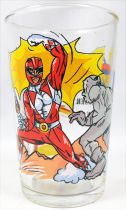 Mighty Morphin Power Rangers - Amora drinking glass \ Red Ranger Jason\ 