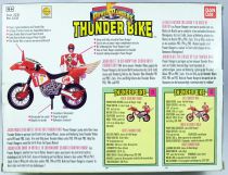 Mighty Morphin Power Rangers - Thunder Bike & Red Ranger (neuf en boite)