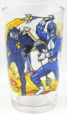 Mighty Morphin Power Rangers - Verre � moutarde Amora \ Blue Ranger Billy\ 