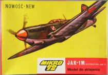 Mikro 72 S 02 - Jak-1M Avion Chasse Soviétique 1/72 Neuf Boite