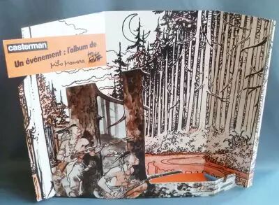 Milo Manara Hugo Pratt - Plv Carton Pr�sentoir Casterman - Un Et� Indien