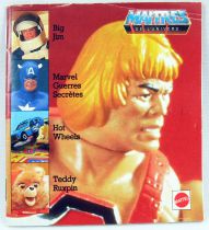 Mini catalog Mattel France 1986 : Big Jim, Masters of the Universe, Marvel Secret Wars, Hot Wheels, Teddy Ruxpin