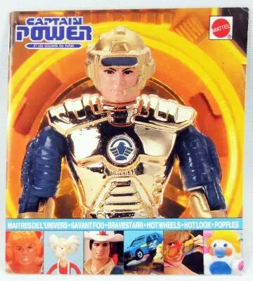 Mini Catalogue Mattel France 1988 : Captain Power, Maitres de l\'Univers, BraveStarr, Popples, Savant Fou, Hot Wheels...