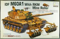 Mini Hobby Models Kit - TN 80106 Char Israelien IDF M60A1 with RKM Mine Roller Neuf Boite 1/35
