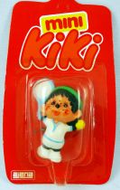 Mini Kiki - Ajena pvc figure - Monchhichi tennisman with green head band (mint on card)