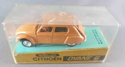 Minialuxe Citroen Dyane 6 Ocre Proche Neuve Boite