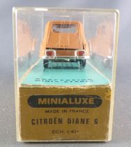 Minialuxe Citroen Ochre Dyane 6 Near Mint in Box